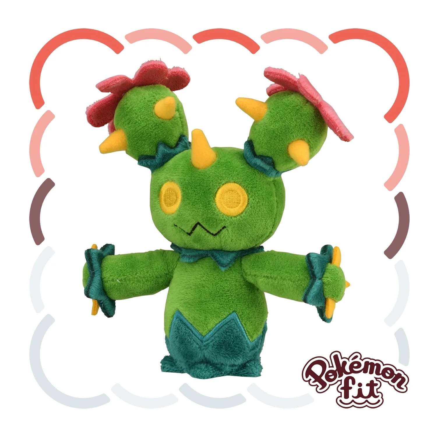 Genuine Janpanese Version Pokemon  Fit Series Maractus Plush Toy Doll Children Cute Soft Birthday Christmas Gifts