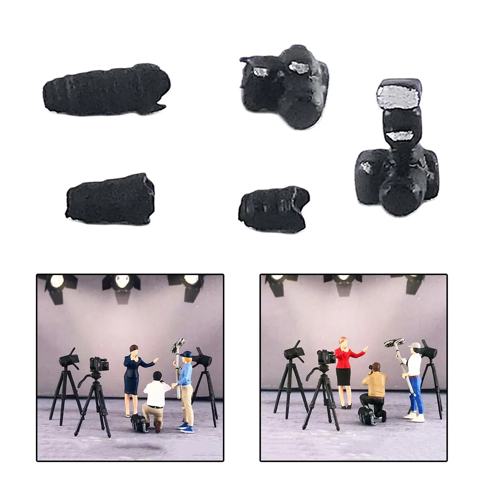 

Миниатюрная модель-диорама 1/64, расписанная вручную, набор для прямой трансляции, декоративные принадлежности