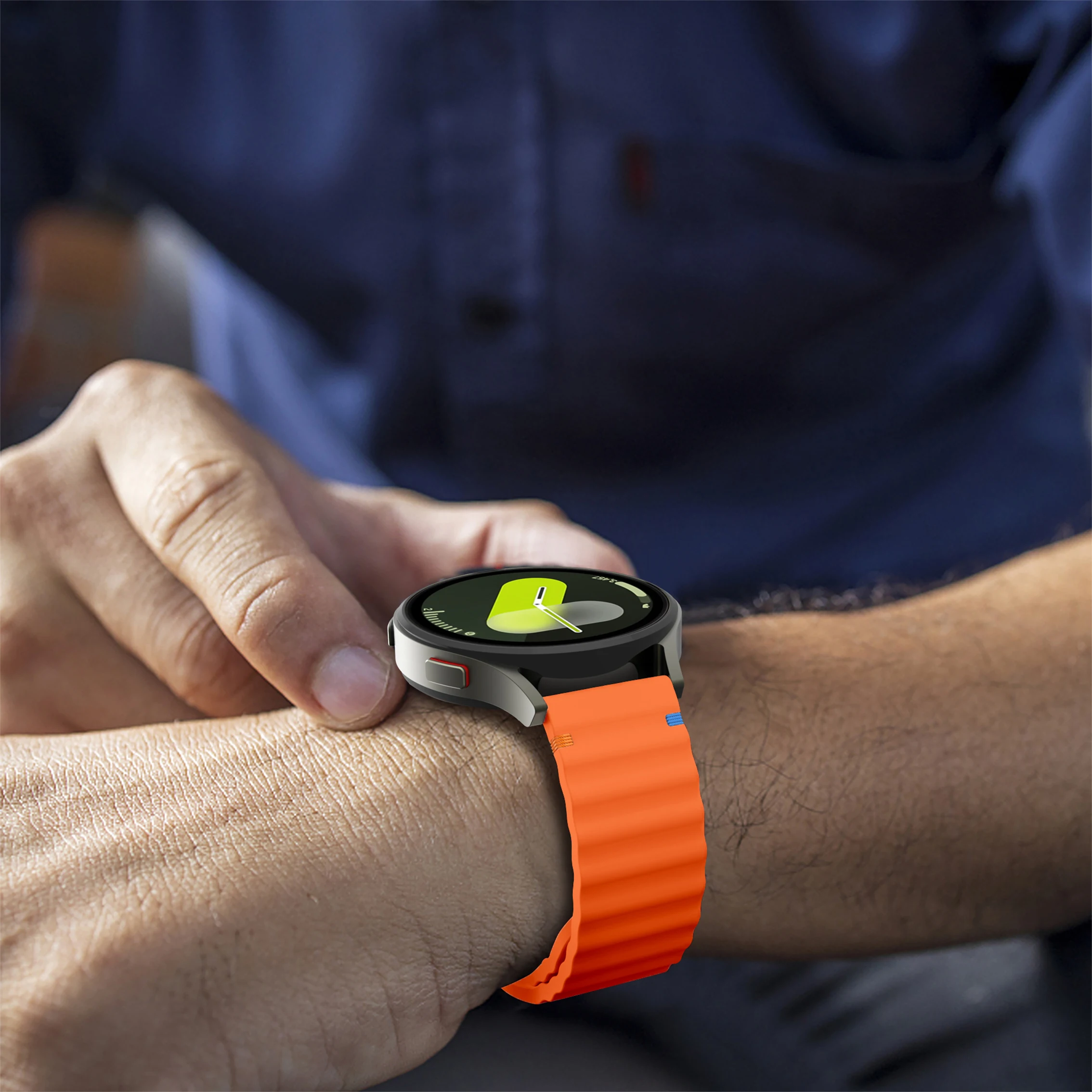 20 مللي متر 22 مللي متر سيليكون حزام لساعة سامسونج جالاكسي 7 6 5 4 44 مللي متر 40 مللي متر 6 كلاسيكي 43 مللي متر 47 مللي متر سوار لساعة هواوي GT5 4Pro 3 الفرقة #6