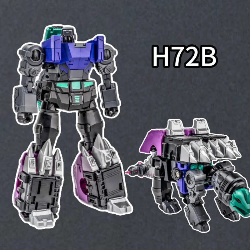 In Stock Transformed Toys NA H72B Mirror Color Typhon Ankylosaurus Dinosaur Combination Accessories Small Scale Collection Gift