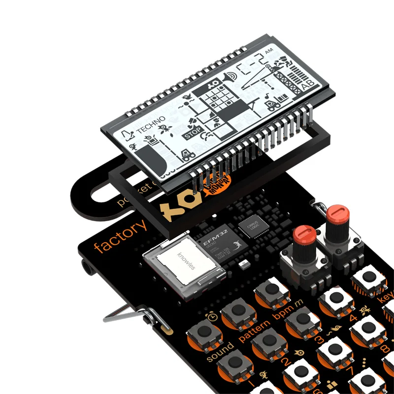 Teenage Engineering PO-16 Melody Synthesizer Sequencer Pocket Synthesizer