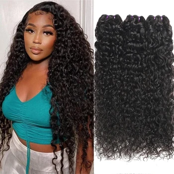 خصلات شعر بشري مموج ، وصلات مجعدة ، بكر بيروفي ، مبلل ومموج ، صفقة ، 12A ، 26 في ، 28 في ، حزمة واحدة ، 3 حزم ، 4 حزم ، صفقة