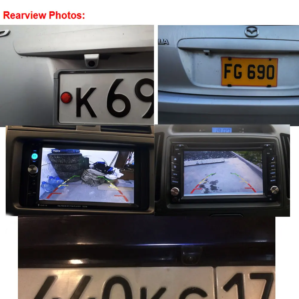 Car Reverse Backup Rear View Camera HD Wide 120 Degree Angle  For VW Transporter T5 T30 Caddy Passat B5 Touran Jetta