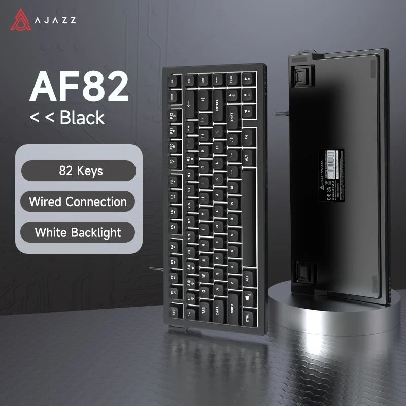 AJAZZ AF82 Low Profile Keyboard Office RGB Wired Gaming Keyboard