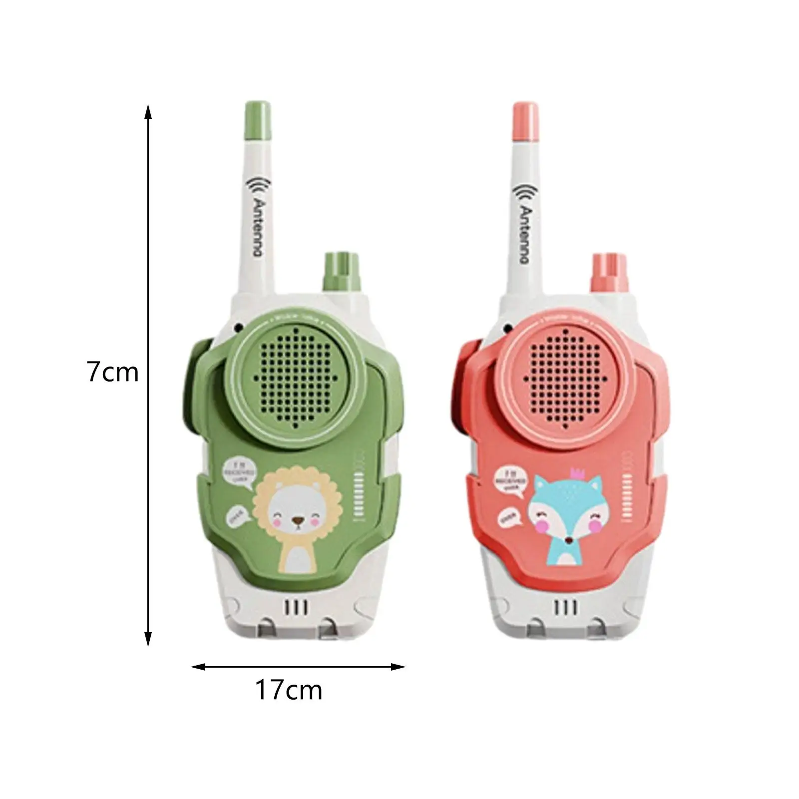 2Pcs Kids Talkies Clearly Handheld Radio Phone for Infant Birthday New Year