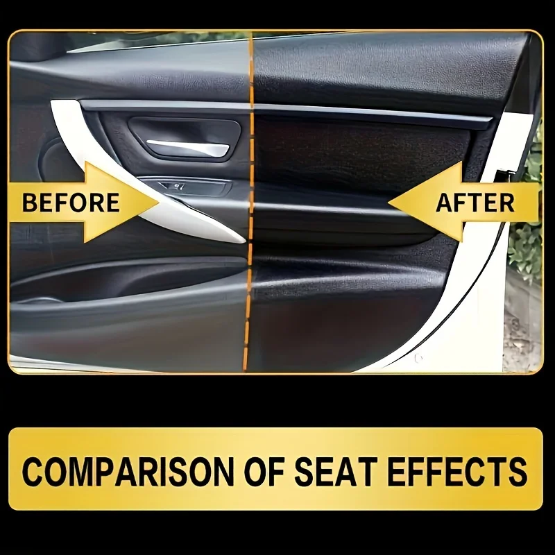 Special wax for automotive leather  offers waterproofing  enhances blackness  prevents aging  suitable for interior renovation