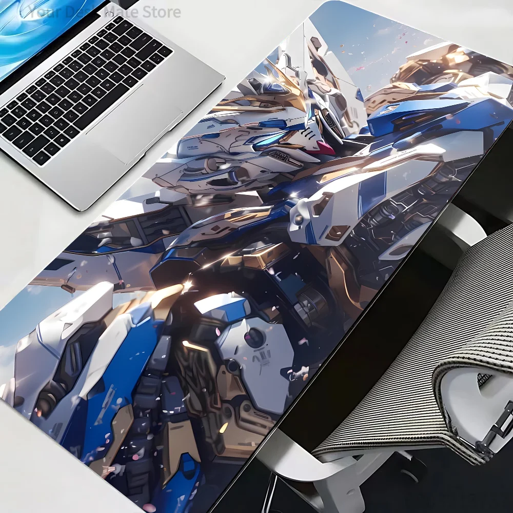 M-Mecha G-Gundam Mousepad Mause Pad Mouses Rug Office Accessories Desk Mat Mousepad Keyboard Gaming Pc Mats Xxl Large Carpet