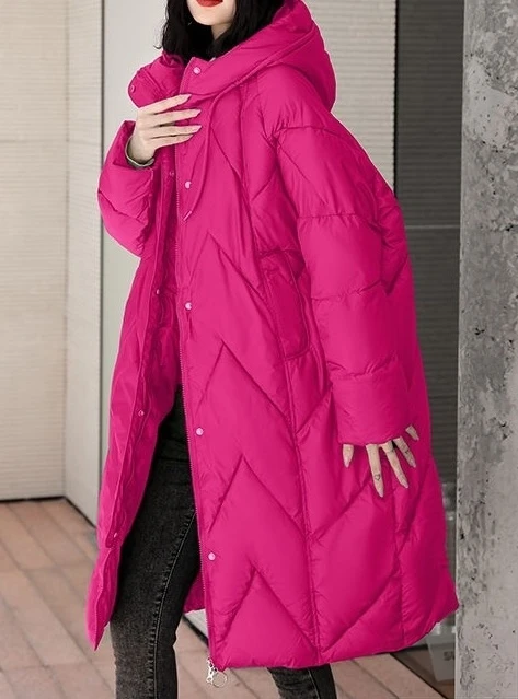 

Parkas Womens Parka Blue Winter Padded-Cotton Color-Blocking Full-Zip Stand-Collar Cropped Panelled Raglan Sleeve Street Commute