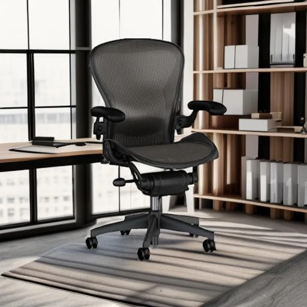 Executive Office Chair-Stainless Steel, Size B-Fully Adjustable Arms-lumbar Support Open Box, Office Chairs