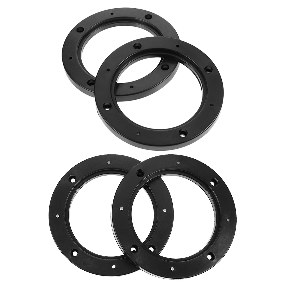 

2 Pairs Hollow ABS Speaker Spacer Rings for 5 Inch Car Audio Upgrade Sound Quality Plastic Gasket Adapters Mounting Brackets Car