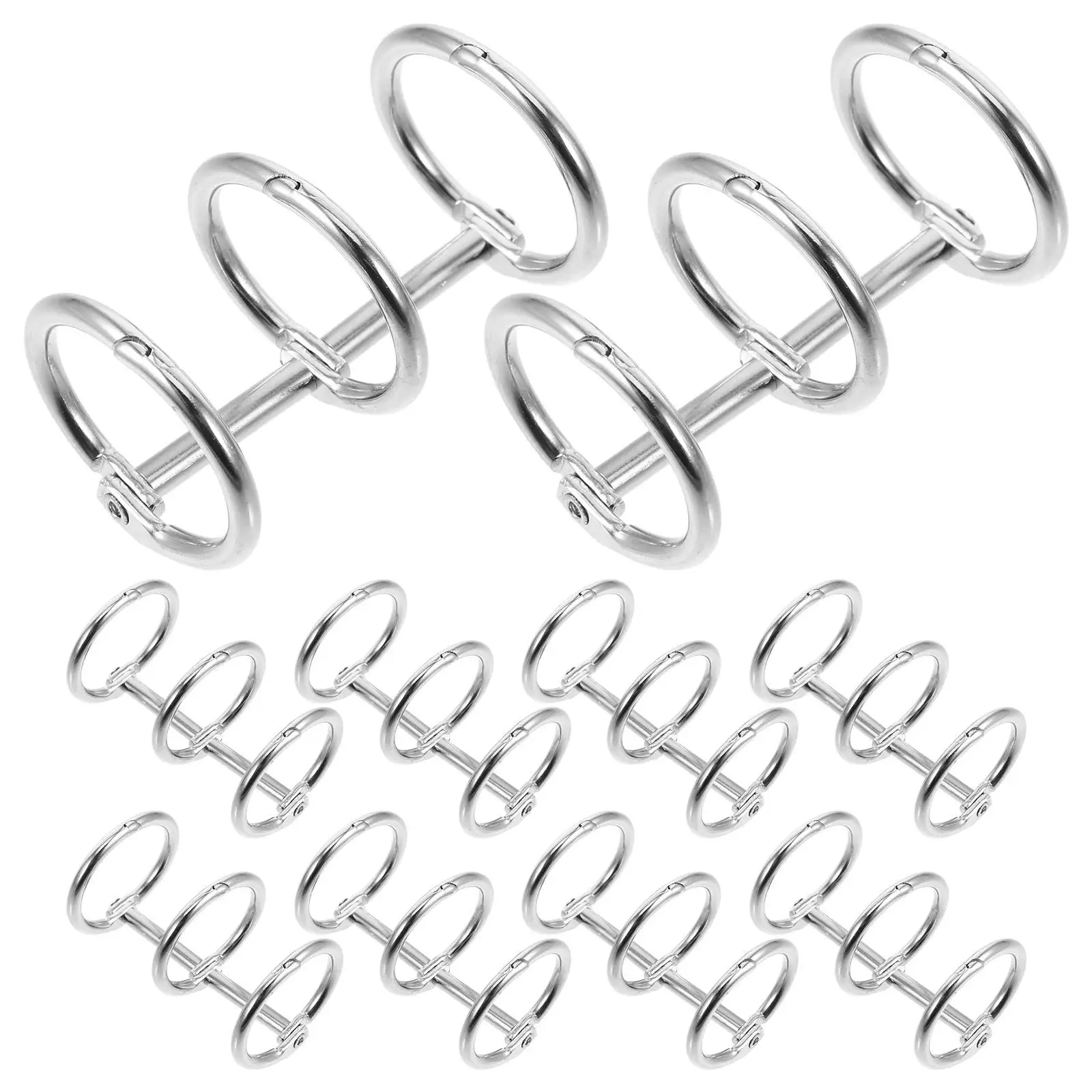 10 Eisen 3 Ringbuch Ringe Kalender Bindung Karte Ringe Buch Binder Lose Blatt Flash Halter DIY Projekte