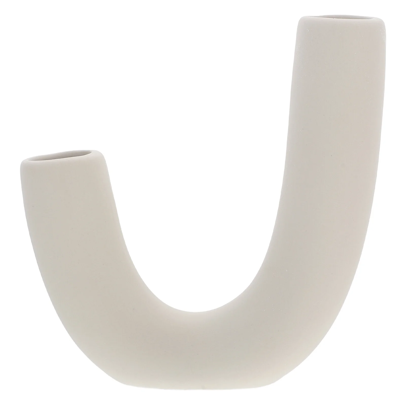 

White Ceramic Vase Stylish Functional Gift Idea Housewarming Wedding Occasions Living Dining Room Ceramic Vase