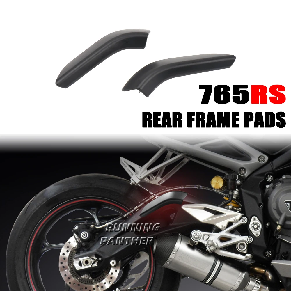 

New Motorcycle Accessorie Side Rear Frame Pads Edge Scrape Strips Guard Sticker For STREET TRIPLE 765 RS For Street Triple 765RS