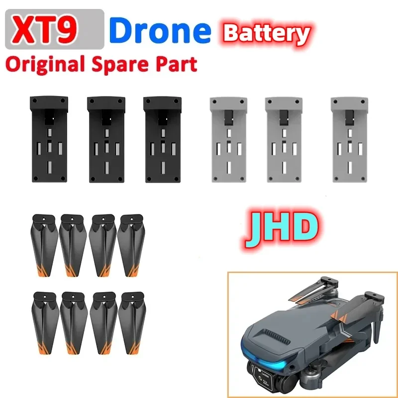 JHD XT9 bateria do drona oryginalna bateria LSRC XT9 część 3.7V 1800MAH bateria Lipo do XT9 Mini Drone Wholesaler