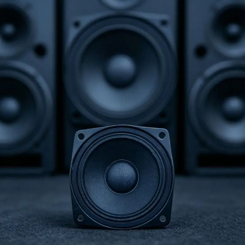 652F Square 52MM Portable Loudspeaker 4Ohm 5W Loudspeaker Home Theaters Sound Amplifier Bluetooth-Compatible