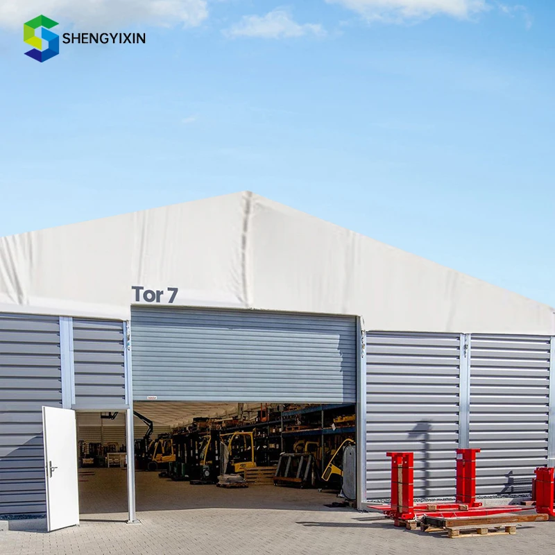 Outdoor Exhibition Sports Warehouse Tent Large Extra Workshop Storage Hall Metal Prefabricated Aluminum Frame China Industrial