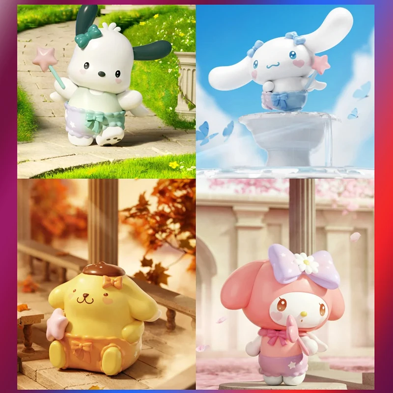 

В наличии новая оригинальная серия Купидонов, модель магнитного притяжения, слепая коробка, маленькие звезды-близнецы, Kuromi Melody, коллекционная модель, подарок