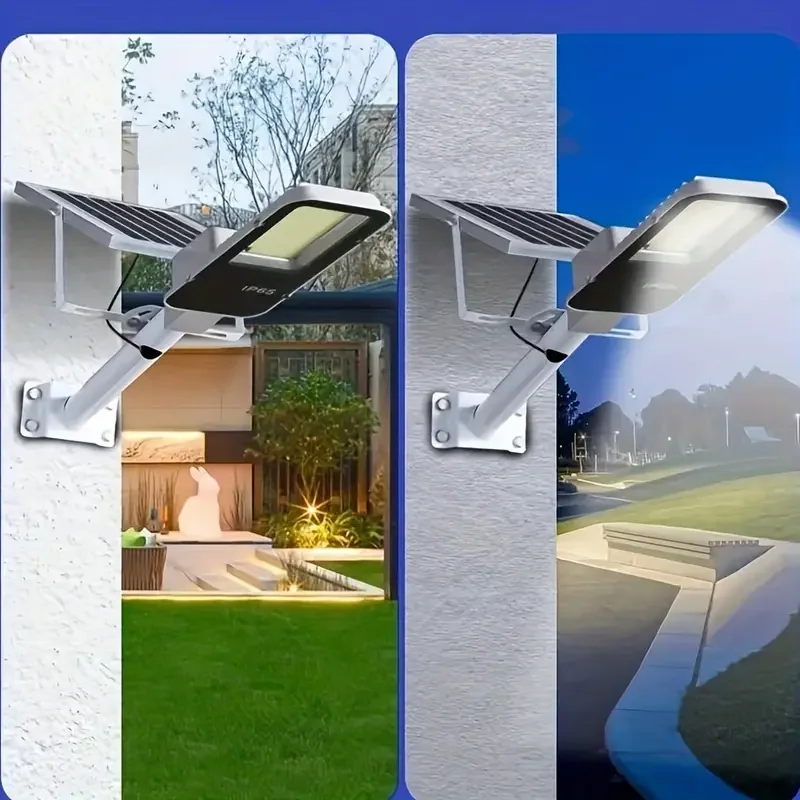 LED Solar Street Light Outdoor High Bright Waterproof 6000mah Wall Light Home Garden Backyard Solar Lighting Wall Lamp
