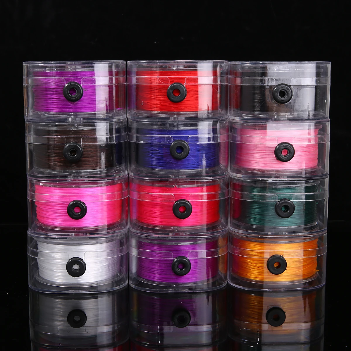 High quality flat crystal thread Elastic Crystal Charms DIY jewelry creation threads jewelry making thread Needlework thread