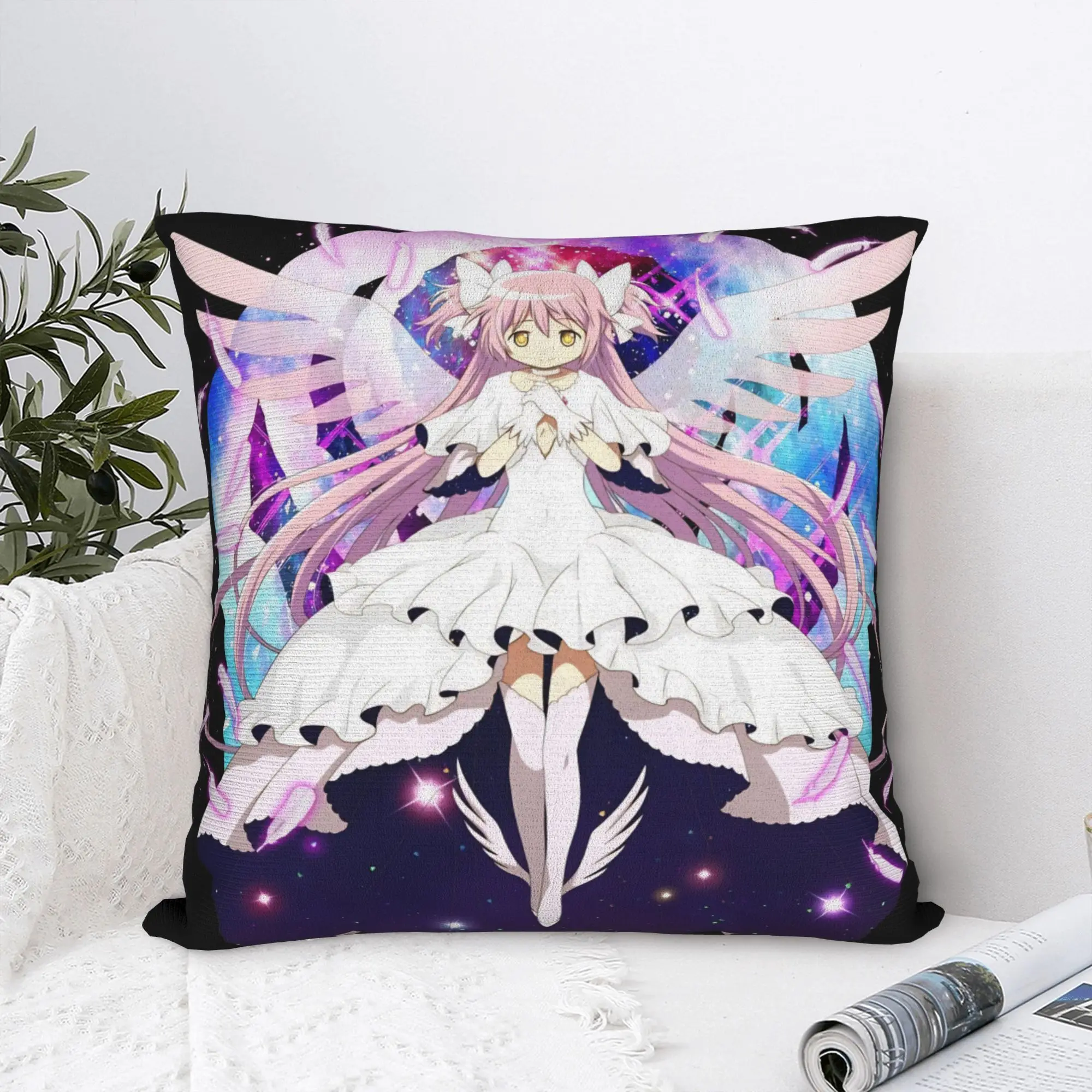 PMMM Madomagi Madoka Kaname Pillow Cover  Design Cushion Cover Funny Pillow Case For Office Car Home Decor