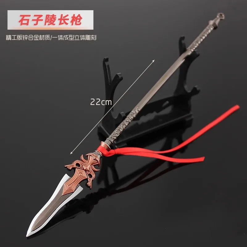 

1/6 Soldier Miniature Cold Weapons Shiziling Long Spear Model Toy Fit 12'' Action Figure Body In Stock Collection