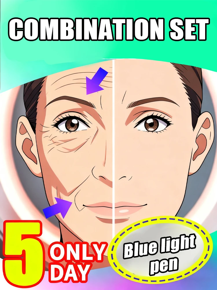 2025 nueva actualización pluma de luz azul resuelve las arrugas, herramientas de cuidado de la venta caliente, envío gratis