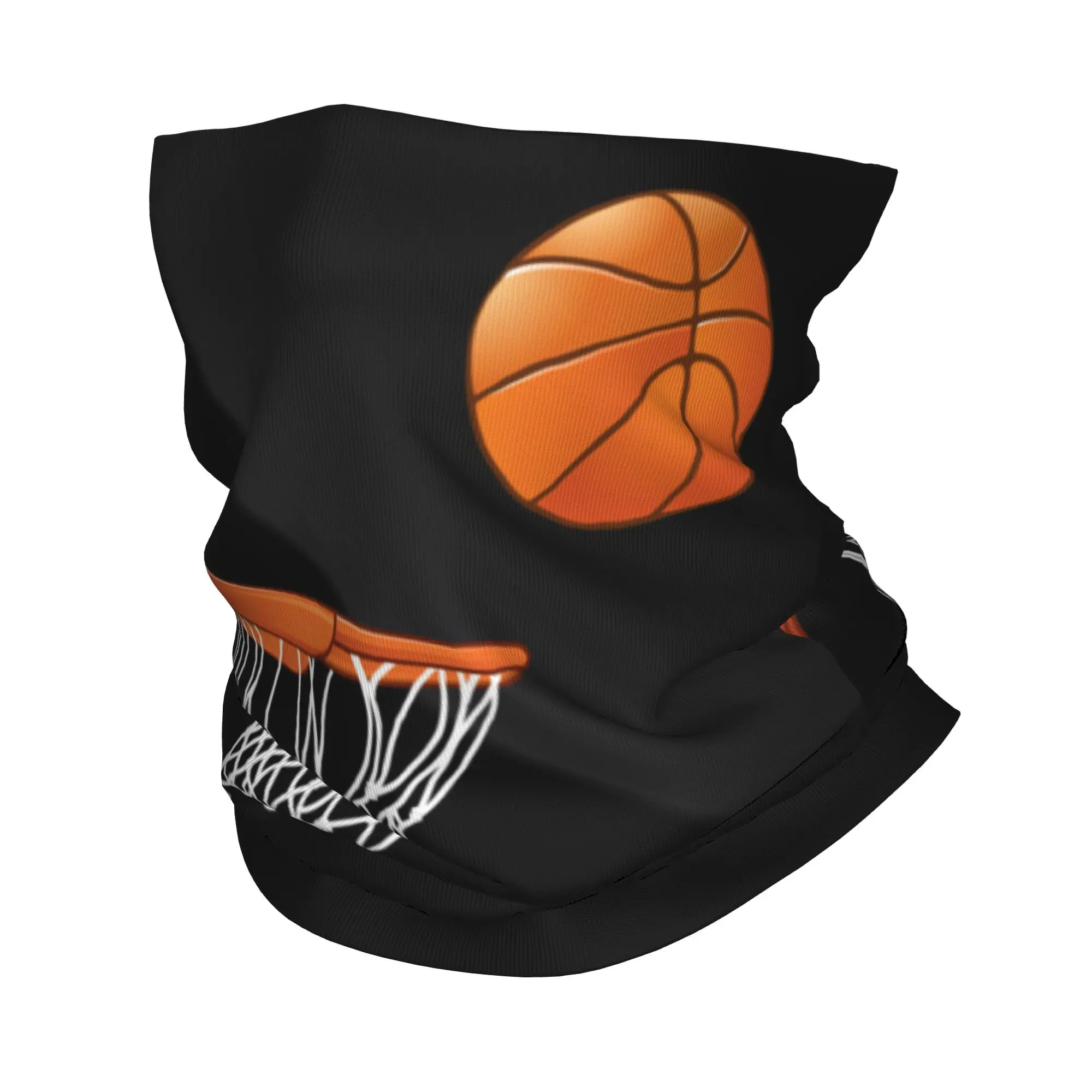 Custom Basketball Hoop Bandana Winter Neck Warmer Men Windproof Wrap Face Scarf for Ski Sport Player Gift Gaiter Headband