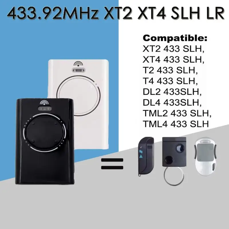 1 Piece DIY Accessories Garage Door 868M Remote Control Compatible For 433Mhz Frequency XT2 XT4 433 SLH LR