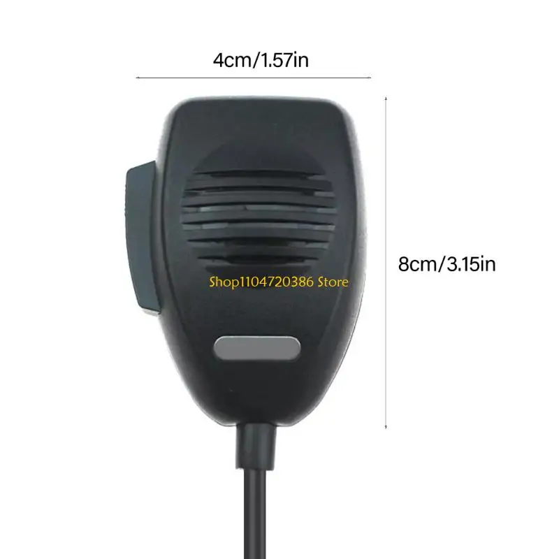 K0EA ノイズキャンセリングスピーカーハンドヘルドマイク、耐摩耗性配線付き、ビジネス無線用の効率的な通信