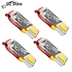 TATTU 11.1V 3S 2300mAh 45C bateria LiPo z wtyczką XT60 do helikopter RC quadcoptera FPV bateria części do dronów dronów wyścigowych