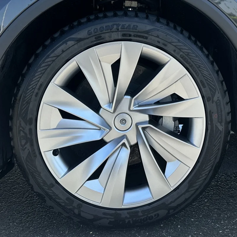 1 / 4 Stück Radkappen für Tesla Model Y 19 Zoll Juniper Auto-Ersatz-Radkappen Radnabenkappen Vollfelgen-Autozubehör – Detail 5