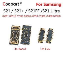 2Pcs WiFi Antenna FPC Connector On Main Board Cable Flex For Samsung Galaxy S21 / S21+ / S21 Ultra / S21 FE 5G