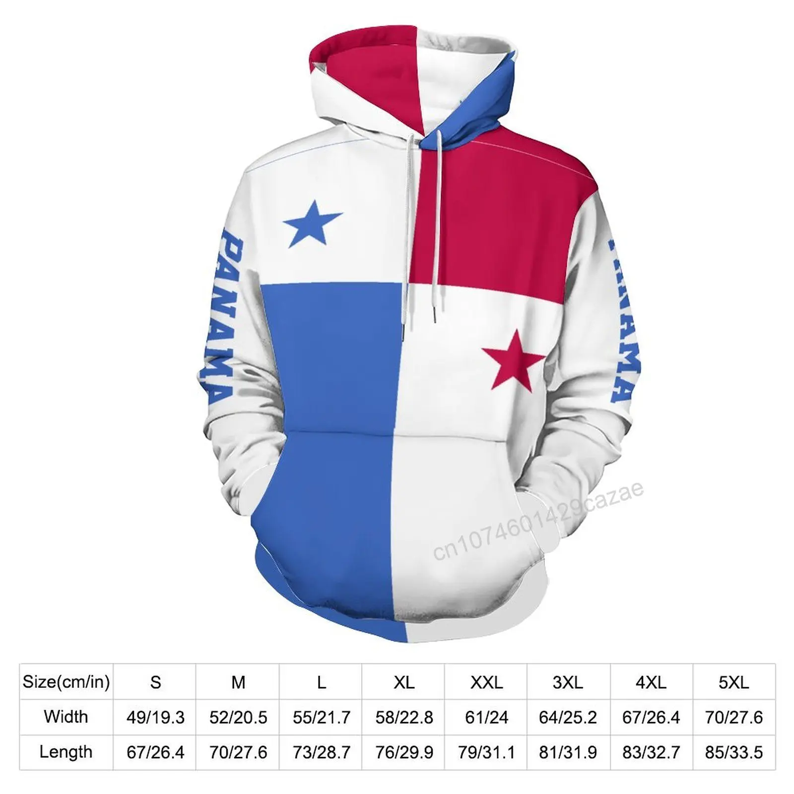 Panama Country Flag 3D Hoodie Polyester Cool Men Women Harajuku Sweatshirt Unisex Casual Pullover Hoodies