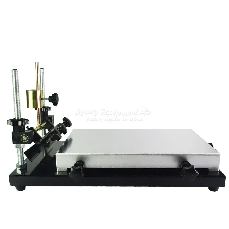 LY 3244H 32x22CM SMT Stencil Printer Manual Micro Adjustment Silkscreen Machine Simple Solder Paste Silk Printing Machine