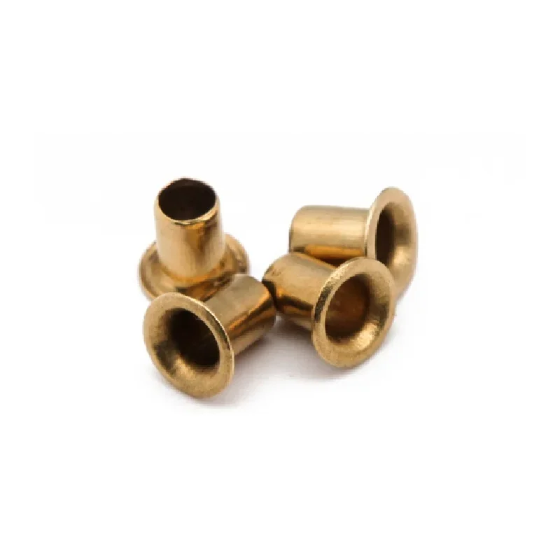 100pcs Copper eyelet rivet /through hole rivet /copper hollow rivet M1.5M2M2.5M3M3.5M4M5M6 * 2 2.5 3 3.5 4 5 6 7 8 9 10 11 12 13