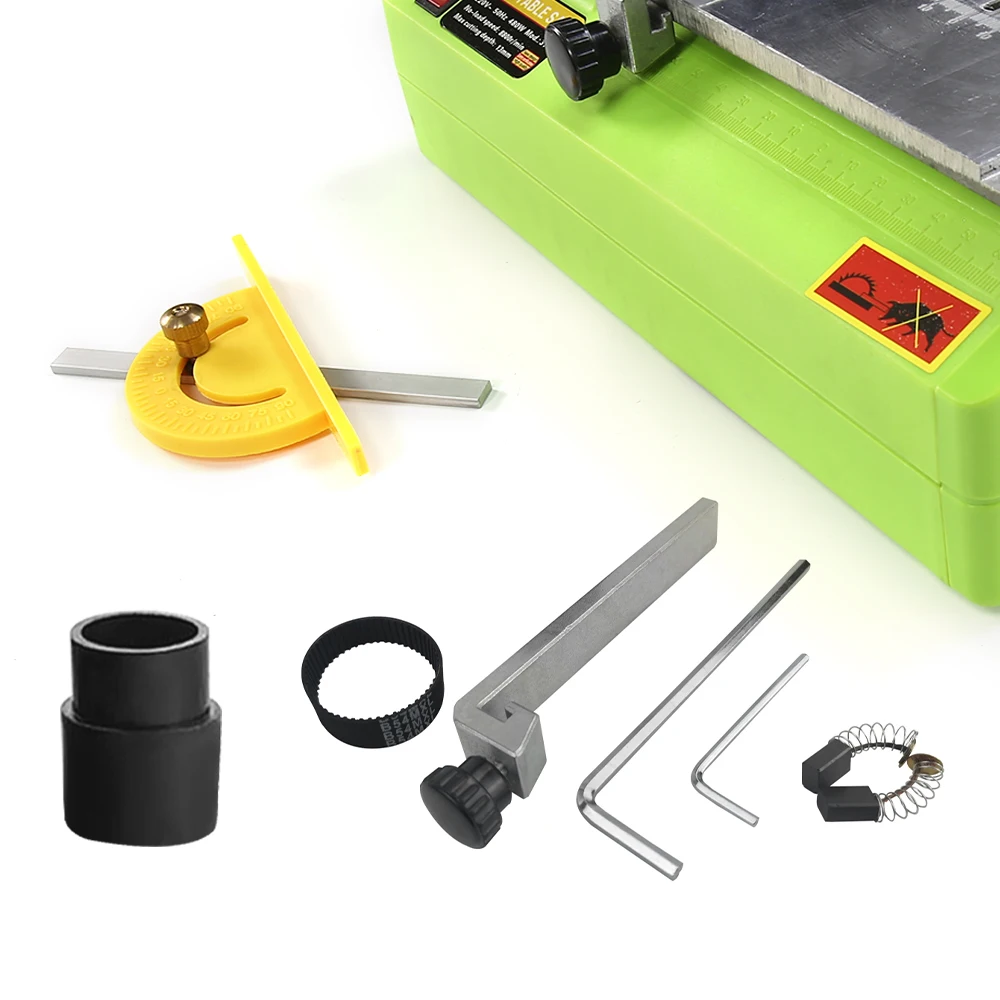Multifunction Mini Table Saw Woodworking Bench Lathe DIY Electric Polisher Grinder Cutting Saw Hobby Model Craft Cutting Tool