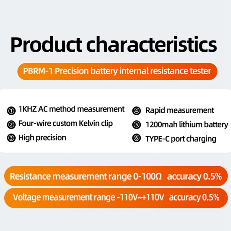 

PBT100 18650 Battery Voltage Internal Resistance Tester,JAS