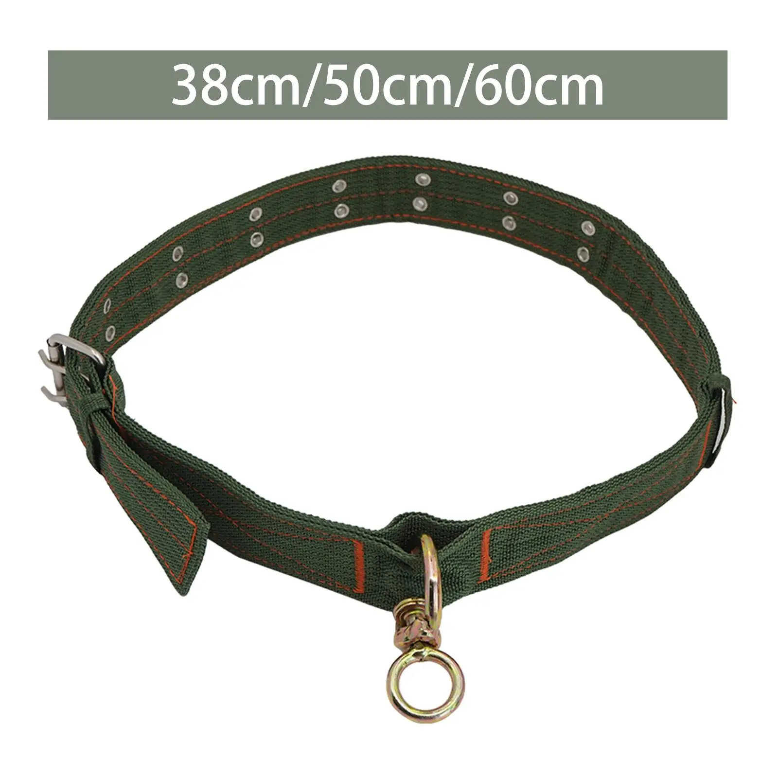 Cow Neck Belt Sheep Neck Neck Wrap, 2 Rows Metal Buckle Traction Chain ,Canvas Cattle Neck for Camel Cow, Sheep