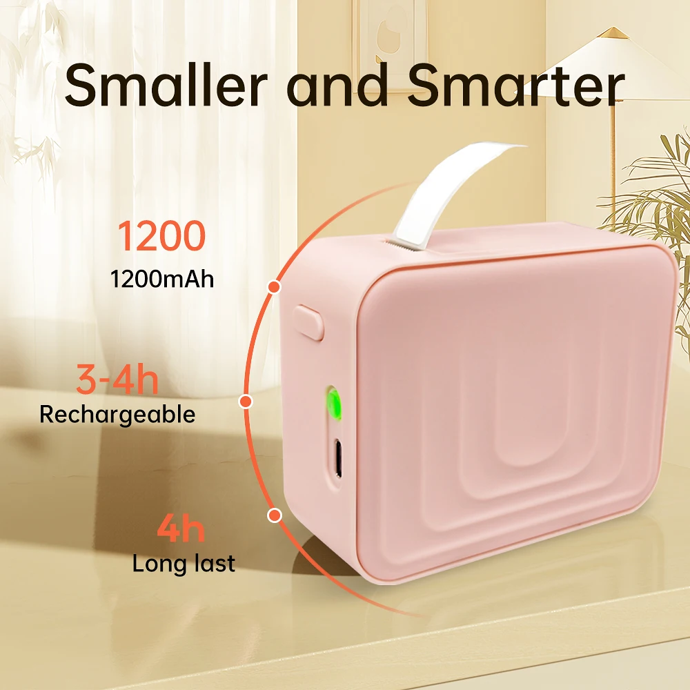 Marklife P15 طابعة ملصقات طابعة حرارية صغيرة محمولة بدون حبر ذاتية اللصق Marklife M1 لملصقات الملصقات مثل D110