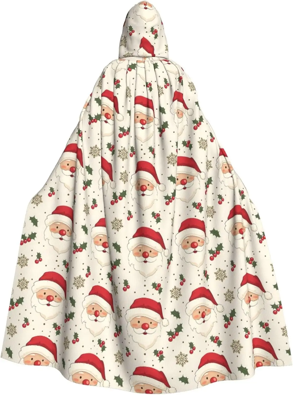 

Christmas Red Cape Cloak with Hood Women Santa Claus Costume Adult Women Christmas Costumes Xmas Cloak