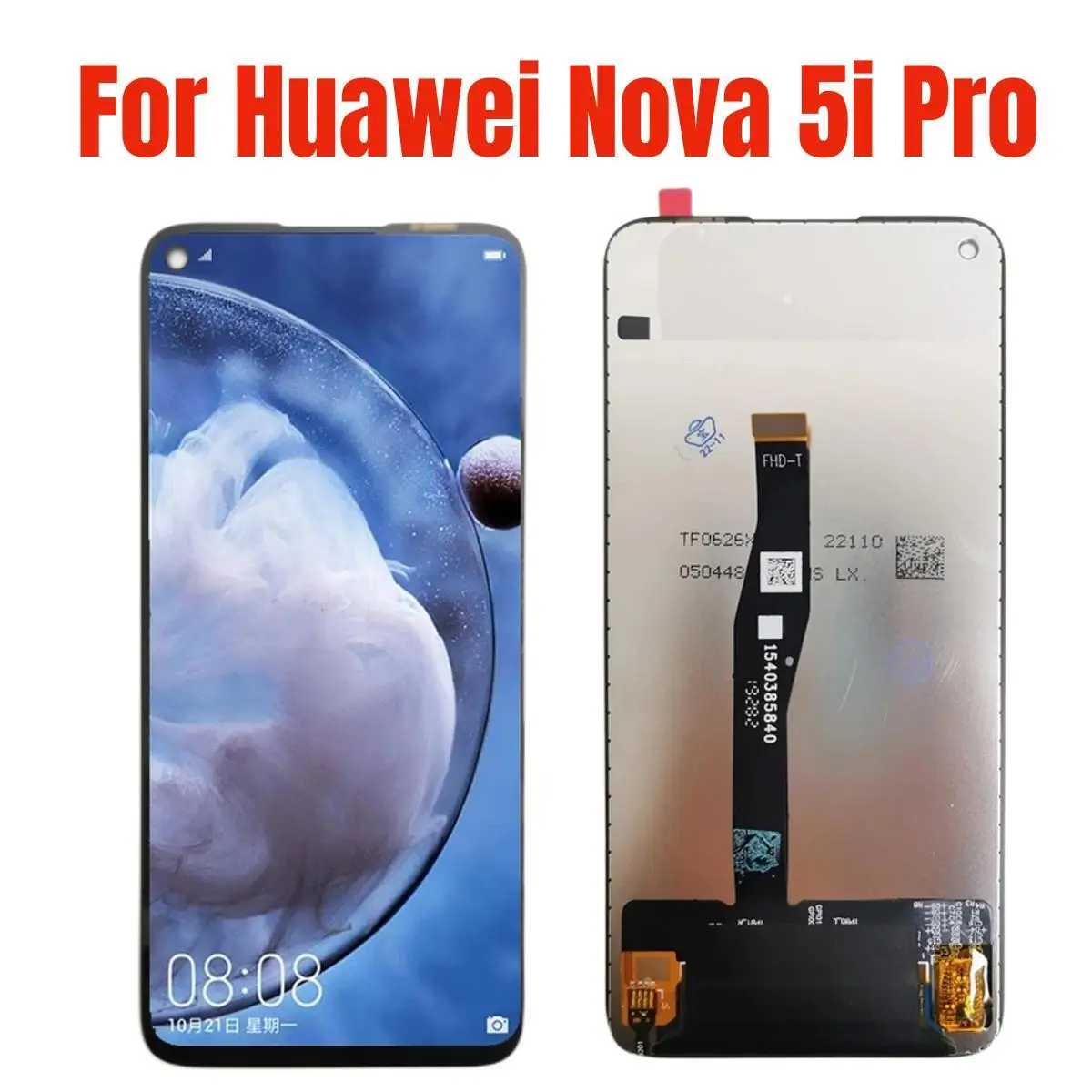 

6.26'' IPS LCD For Huawei Nova 5i Pro SPN-AL00 SPN-TL00 2019 LCD Display Touch Panel Screen Digitizer With Frame Assembly