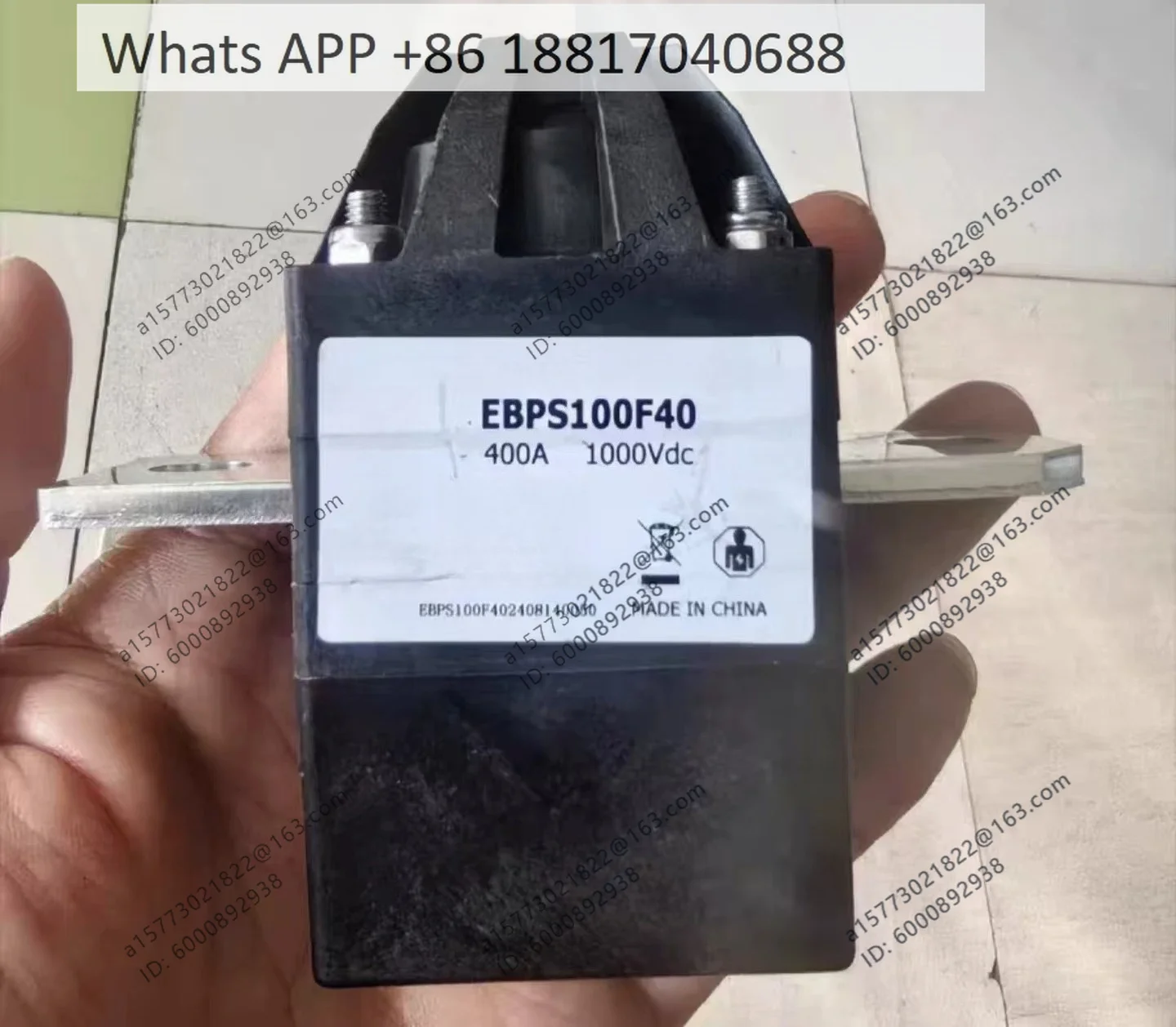 

Explosion device fuse intelligent insurance EBPS100F40 tested and shipped
