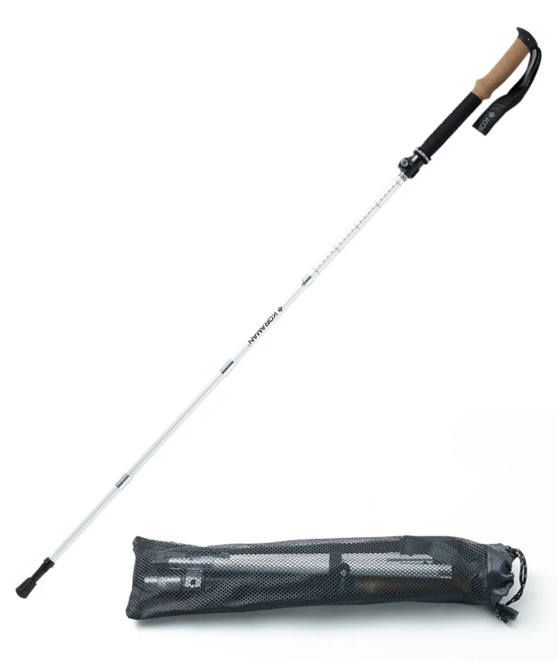 The most popular carbon climbing pole and ski pole Retractable fold carbon fiber climbing stick