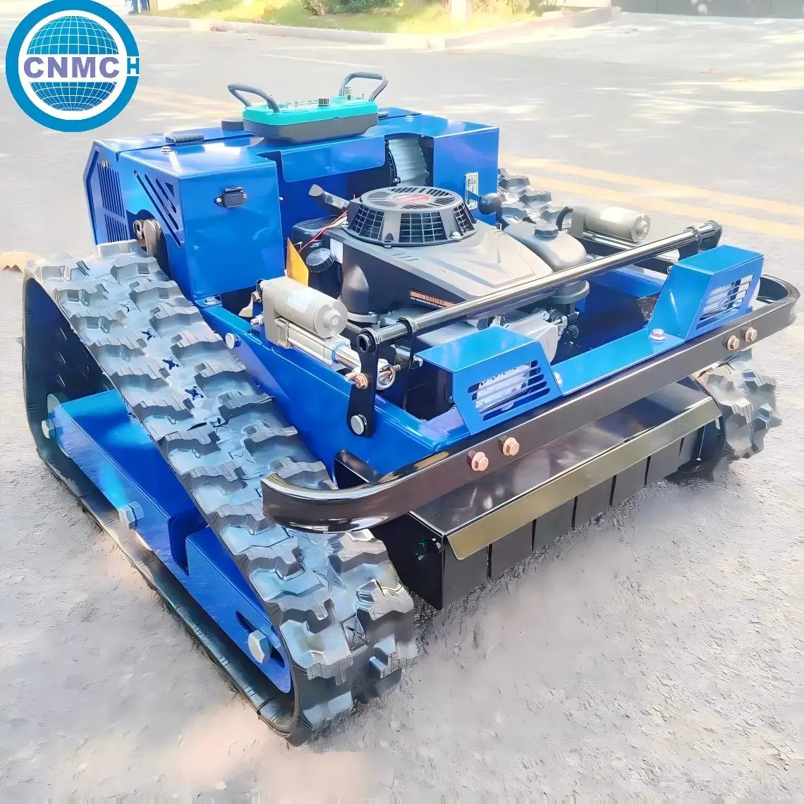 

CNMC Remote Control RC Robot Lawn Mower All-terrain Grass Mowing Machine Safety Auto-Stop Blade High-performance Household
