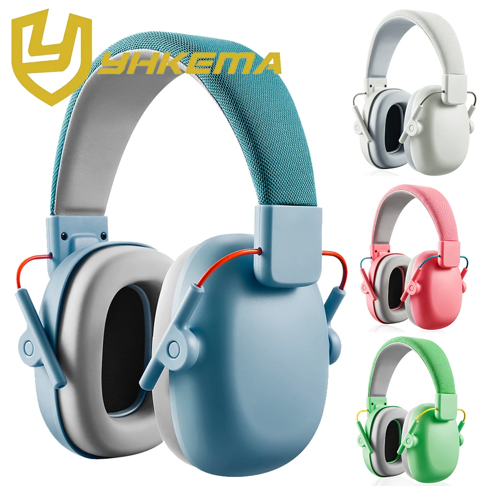 YHKEMA Kids Noise Cancelling Headphones – SNR 27dB Safety Ear Muffs for Autism Sensory & Concentration Aid