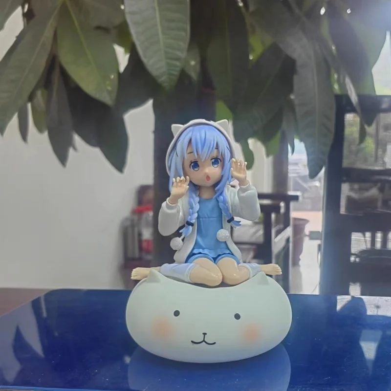 Anime Is The Order A Rabbit? Action Figure Kafū Chino Otaku Peripheral Collection Decoration Rabbit House Desktop Toy Boy Gift