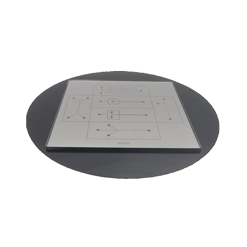 Microfluidic chrome plate mask, high precision optical chrome plate PDMS chip Su8 lithography mold, film