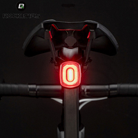 ROCKBROS Bike Taillight Waterproof Riding Rear Light Led USB Chargeable Mountain Bike Cycling Light Tail-lamp Bicycle Light Lamp