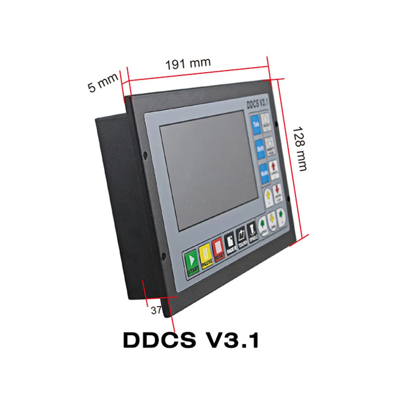 Imagem -05 - Cnc Controlador de Controle de Movimento 3-axis 4-axis Sistema de Controle Offline Substitui Mach3 Sistema com Parada de Emergência Volante Ddcsv3.1