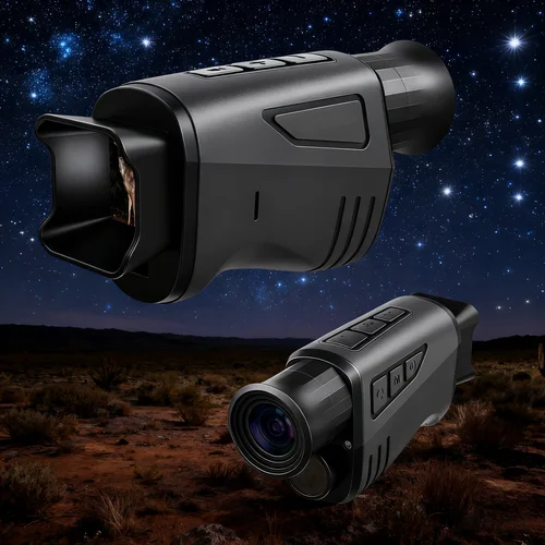 Imagen 1 del producto Nuevo Dispositivo de visión nocturna de un solo tubo, portátil, grabación de vídeo al aire libre, fotografía, Camping, telescopio de observación de campo